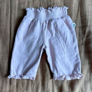 Rabbit + Bear Pink Ruffle Pants 0-3M